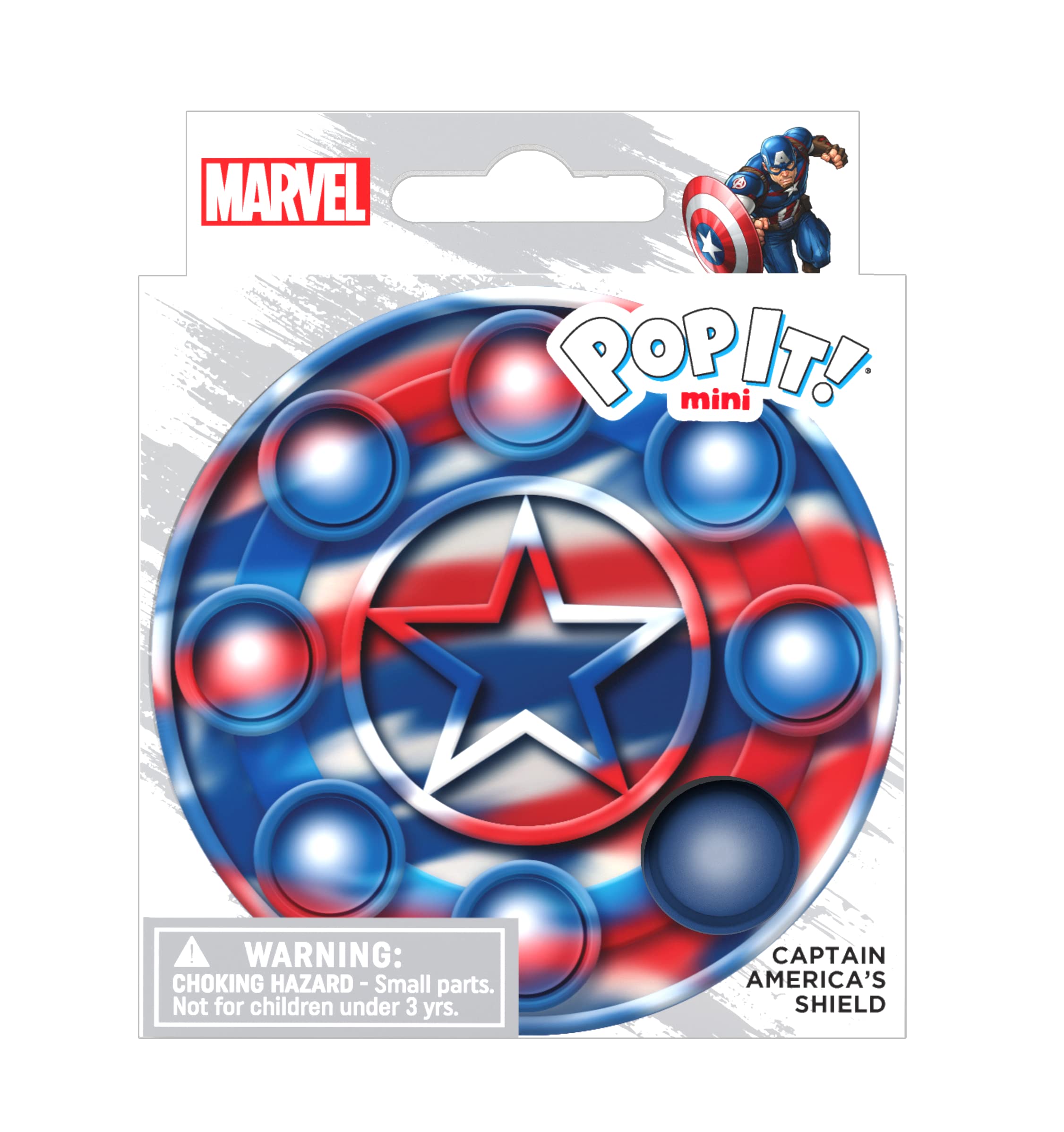 Buffalo Games - Marvel - Pop It! Mini Captain America