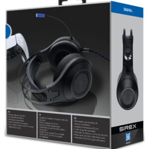 Bionik Sirex Gaming Headset with Mic for PS5: 50MM Drivers, Memory Foam, Mute Switch, Adjustable Head Beam, PS4/Xbox Series XS/Nintendo Switch OLED/PC/Mac