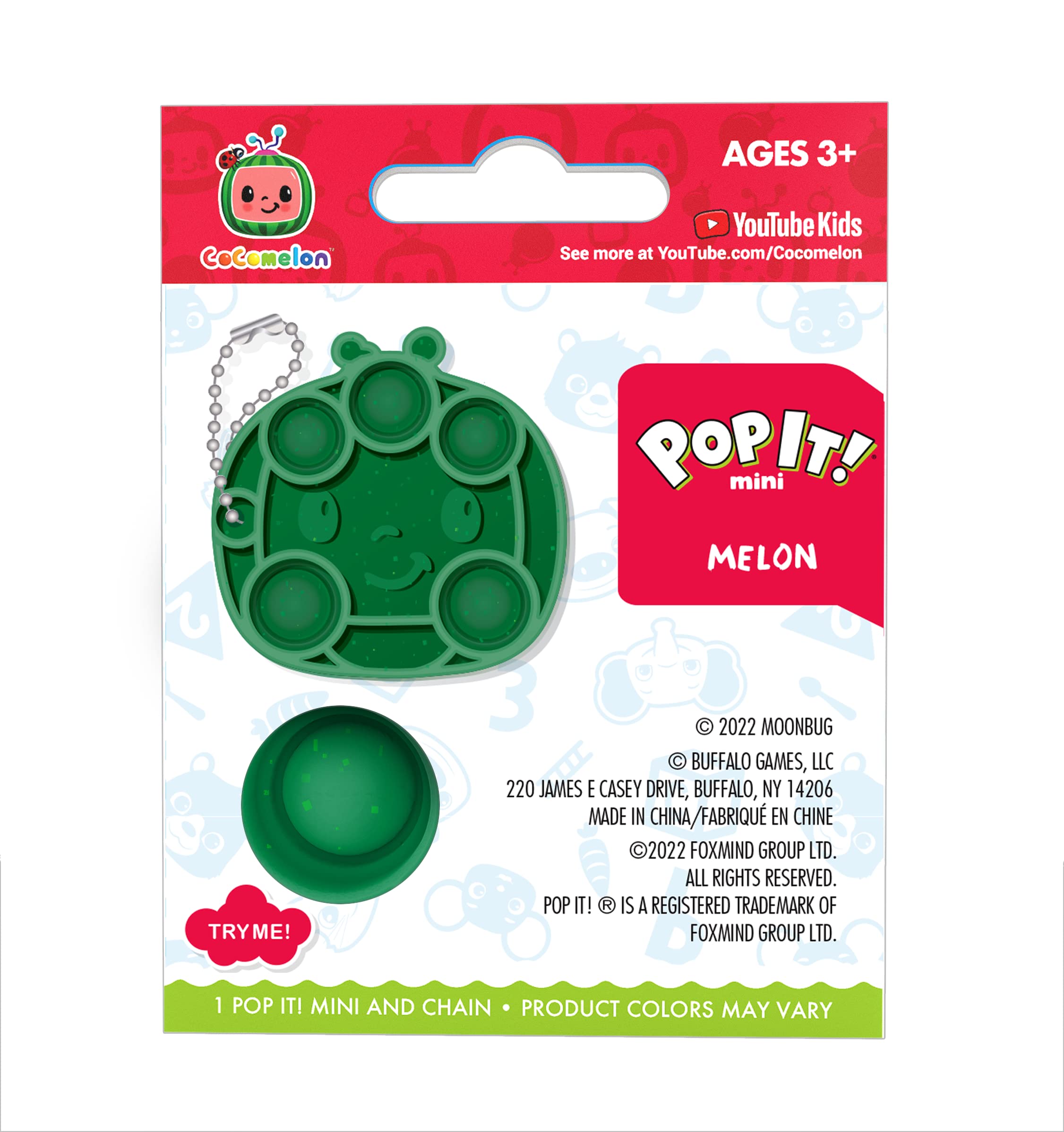 Pop It! Buffalo Games - Cocomelon Mini Cocomelon