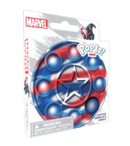 buffalo games - marvel - pop it! mini captain america