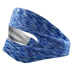 compatible with oculus quest 2 vr - anti sweat elastic washable eye mask head band - blue