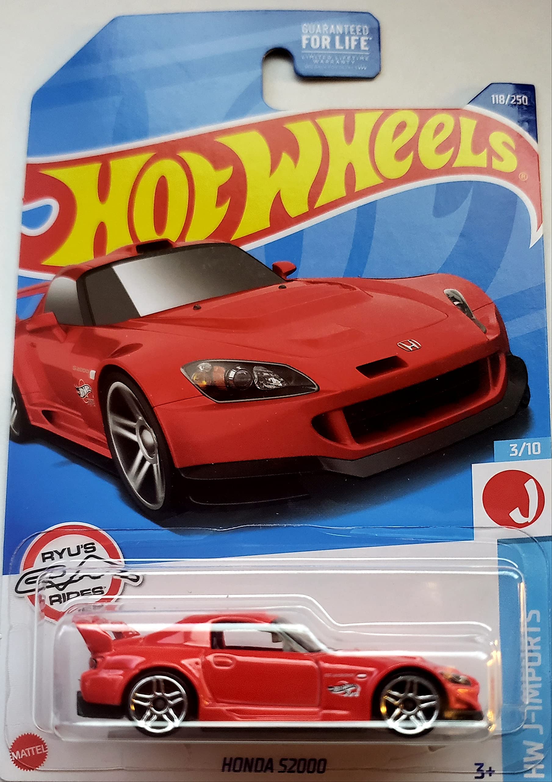 Hot wheels Honda S2000 Red HW J-Imports 118/250 3/10