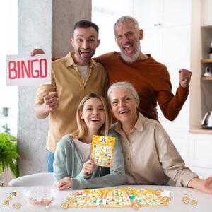 Bible Bingo Game for Kids Adults Christian Sunday Church Game Bible Activities 24 Bingo Cards Sets for Family Open Day Vacation Bible School Decorations, Easter Gifts, Holiday Party Favors Supplies