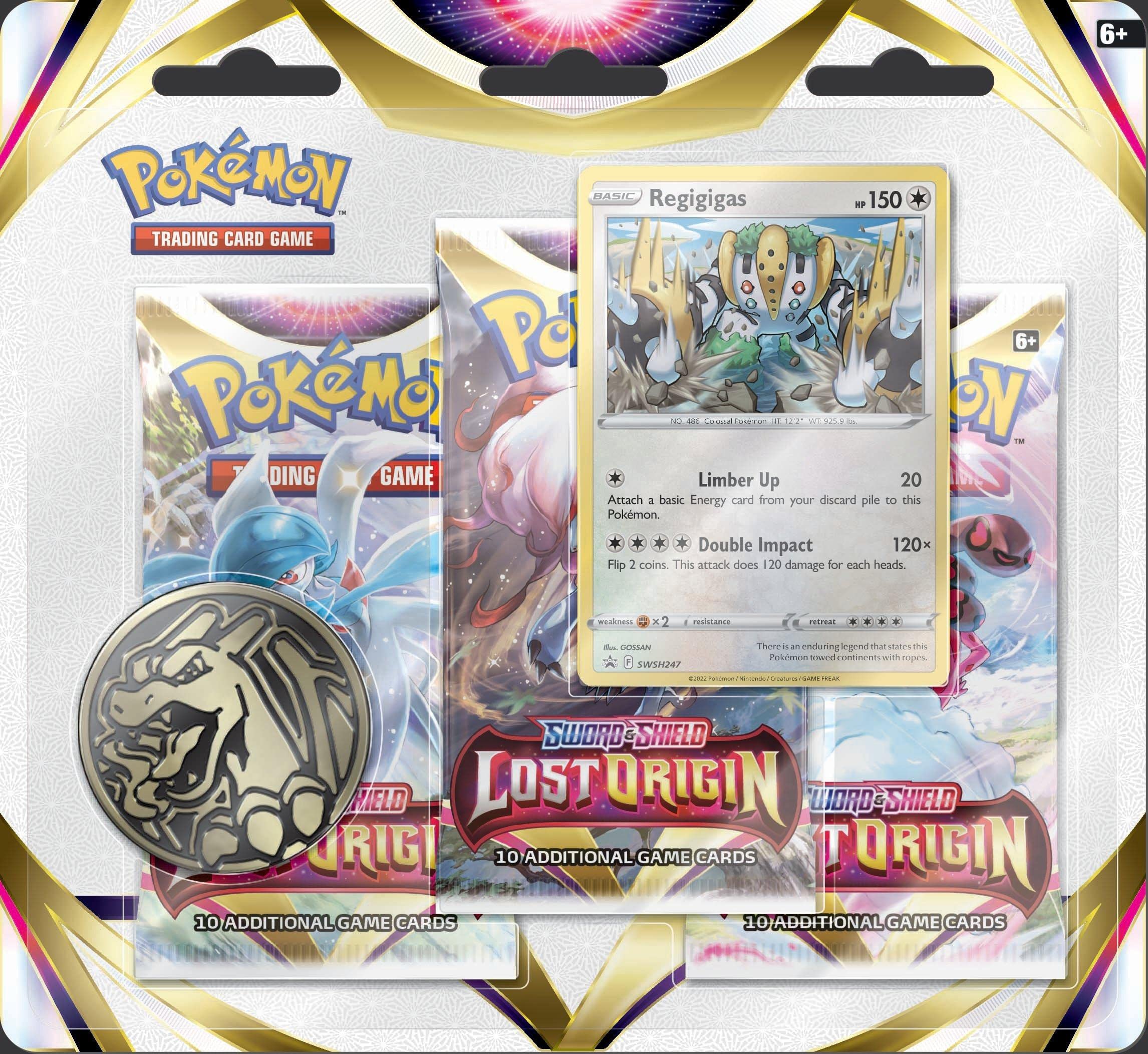 Pokemon TCG: Lost Origin Regigigas 3PK Blister