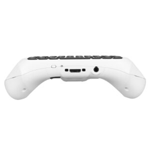 Pomya Game Controller Keyboard, for Xbox Series X Series S One One S Console, 2.4Ghz Gaming Chat Board, with 3.5mm Audio and Headset Jack(White) [Video Game]