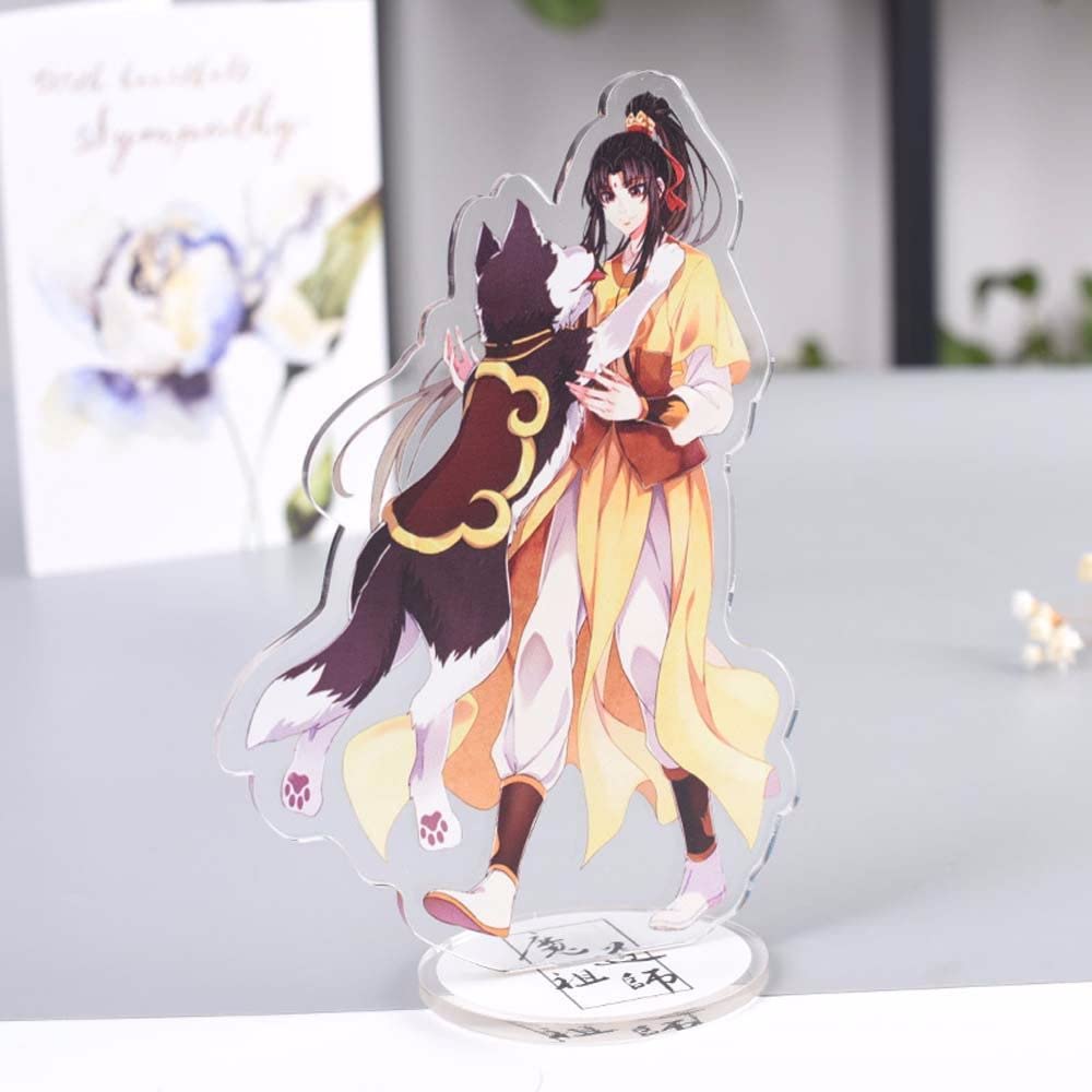 Mo Dao Zu Shi Acrylic Stand Figure Wei Wuxian LAN Wangji Jiang Cheng Action Figures Collection Desktop Standing Card Figure Model Toys(E)