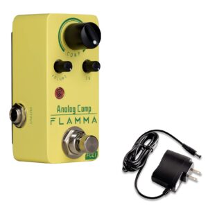 flamma fc21 compressor pedal with 9v 300ma power supply