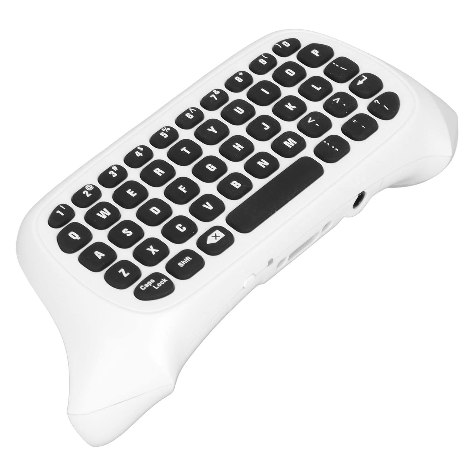 Pomya Game Controller Keyboard, for Xbox Series X Series S One One S Console, 2.4Ghz Gaming Chat Board, with 3.5mm Audio and Headset Jack(White) [Video Game]