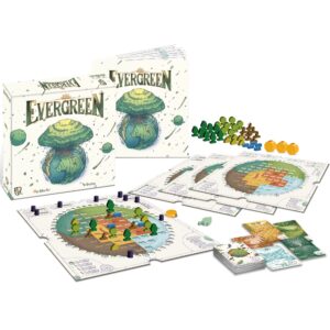 Horrible Guild Evergreen - (English), Abstract Strategy Board Game, Board Game for Adults and Family, Allowing a Total of 1 to 4 Players, Ages 8+, 45-60 Min