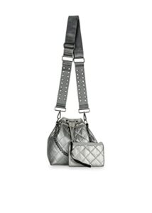 haute shore - lindsey iron women's puffer bucket bag