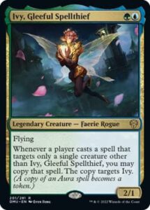 magic: the gathering - ivy, gleeful spellthief (201) - dominaria united