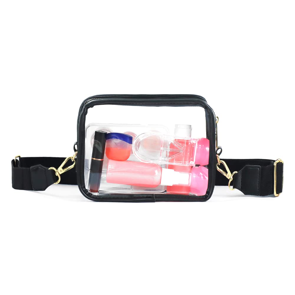 AZURAOKEY C Crossbody Pue Bag, C Crossbody Msenr Shoulr Bag th er Clre Adjustable Strap Stadium