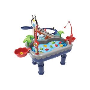 Tido Toys Fishing Game for Kids - Party Toy with Fishing Poles, Swimming Fish, Penguins and More. for Toddler Age 3 4 5 6 Year Old and up