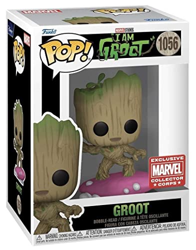 Funko Pop Groot #1056 Marvel Collector Corps Exclusive Disney+ I am Groot