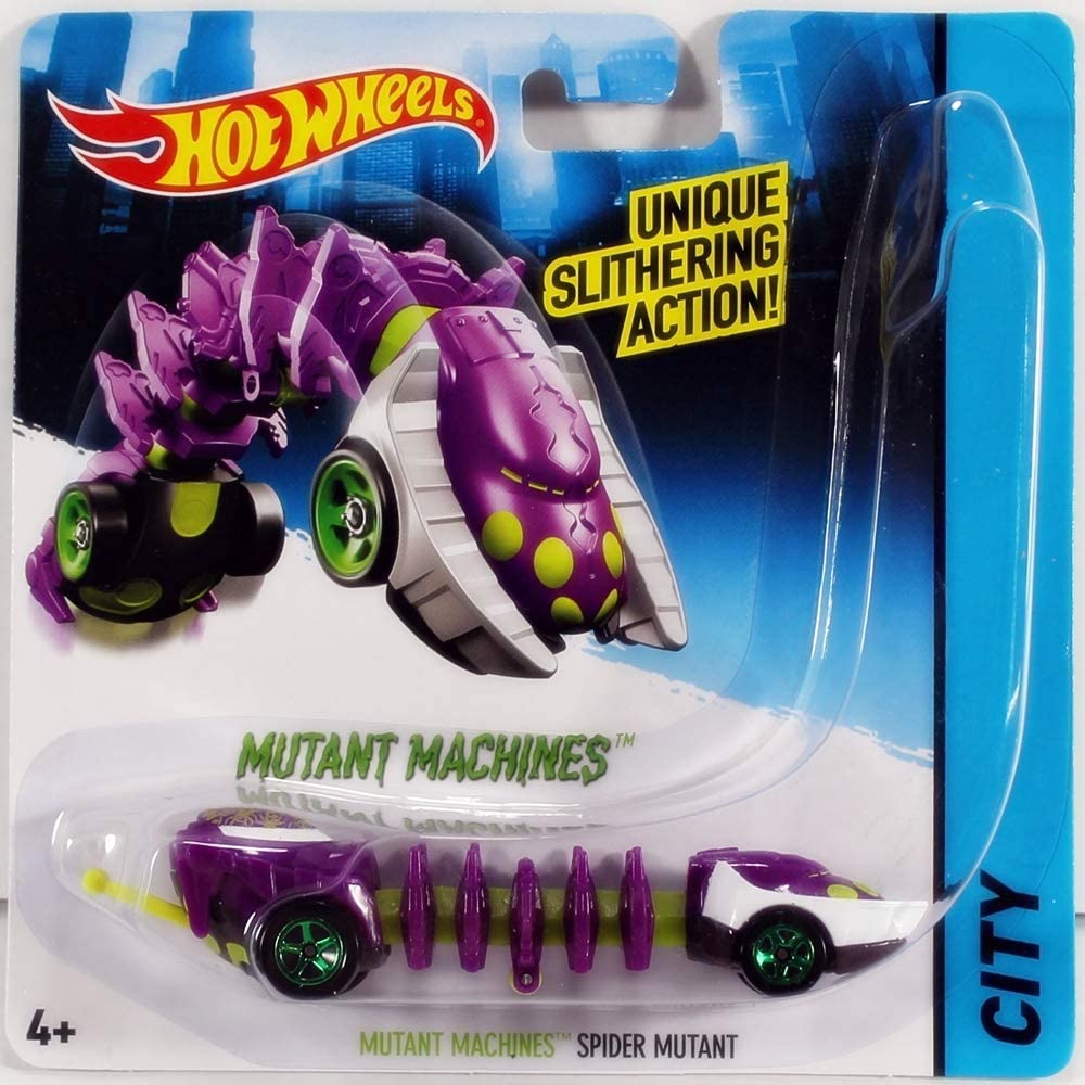 Hot Wheels Mutant Machines Spider Mutant Vehicle - CGM85 ~ Unique Slithering Action Car