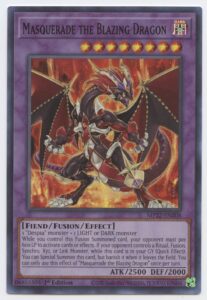 yu-gi-oh! masquerade the blazing dragon - mp22-en208 - super rare - 1st edition