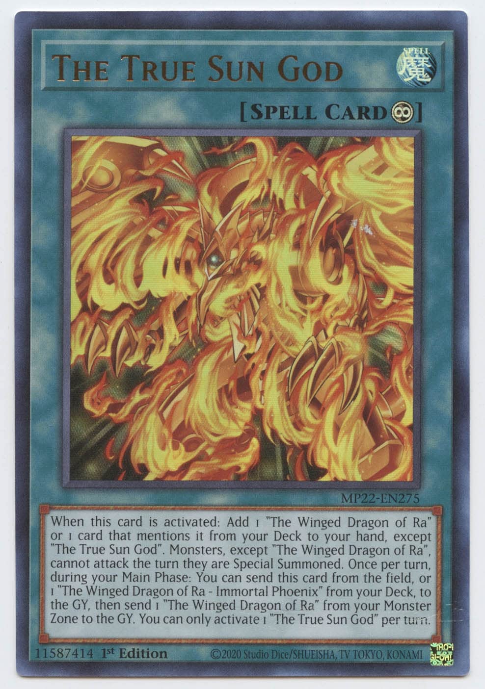 The True Sun God - MP22-EN275 - Ultra Rare - 1st Edition