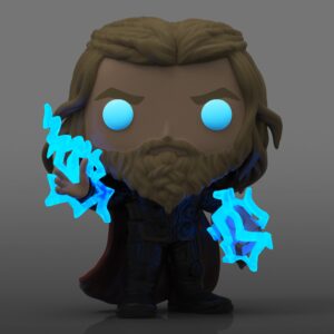 Funko Pop Marvel End Game #1117 Thor with Thunder Vinyl Figure Chalice Collectibles Exclusive