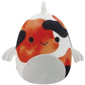 squishmallow official kellytoy plush sea life squad squishy soft plush toy animals (dandii koi fish, 7 inch)