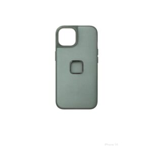 peak design mobile everyday case iphone 14 - sage green