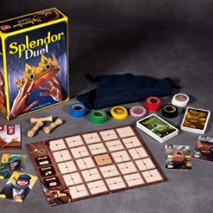 Space Cowboys Splendor Duel Board Game - Strategy Game for Kids and Adults, Fun Family Game Night Entertainment, Ages 10+, 2 Players, 30-Minute Playtime, Made