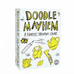 Doodle Mayhem: A Hilarous and Frantically Fast Drawing Game - Party Game - Family Games for Adults, Teens, Kids