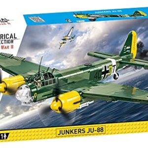 COBI Historical Collection World War II Junkers JU-88 Plane, 1180 pcs