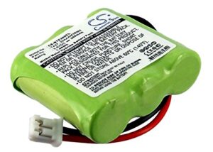 ettbc compatible with battery for binatone commodore ct300, e3300 kompatibel, e3300 quad (300mah)