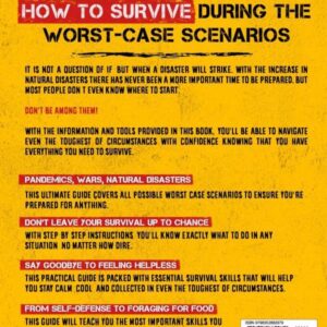 The Prepper’s Survival Bible: The Ultimate Worst-Case Scenario Survival Guide | Food & Water Preparedness, Stockpiling, Disaster Management, First Aid, Bushcraft & Off-Grid Living