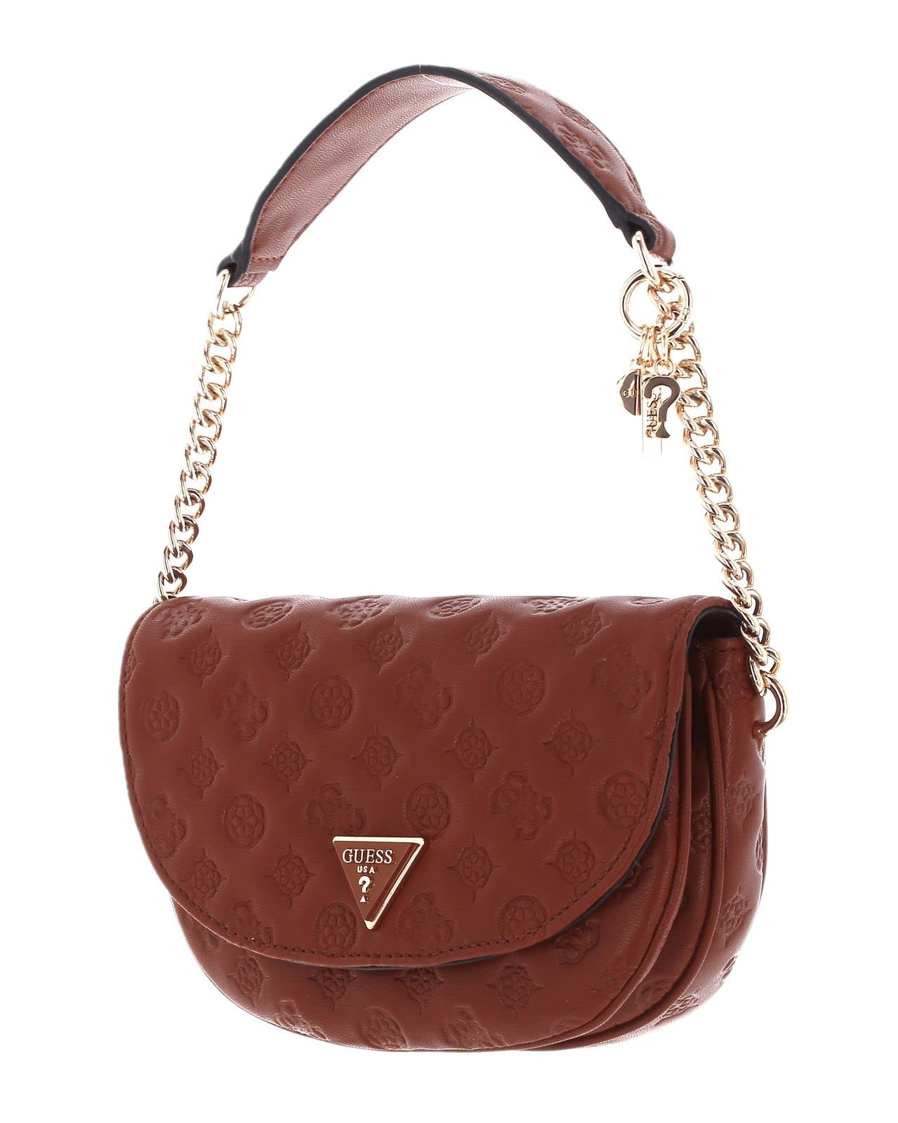 GUESS La Femme Flap Shoulder Bag Cognac One Size