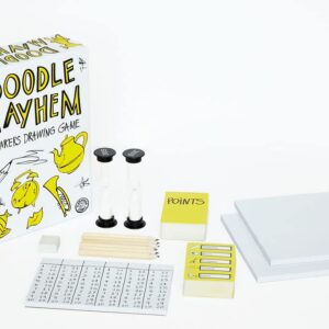 Doodle Mayhem: A Hilarous and Frantically Fast Drawing Game - Party Game - Family Games for Adults, Teens, Kids