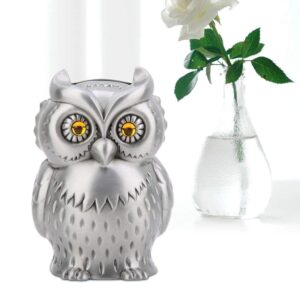 Metal Owl Coin Piggy Bank for Boys Girls Kids Adults, Animal Money Bank Saving Pot Coin Bank Money Box Handwork Crafting Art Home Decoration Owl Gift