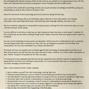 Dark Psychology and Gaslighting Manipulation: Help Yourself to Protect, Recognize and Unmask the People Who Use Dark Power Against You. Develop Necessary Skill to Prevent Every Manipulation