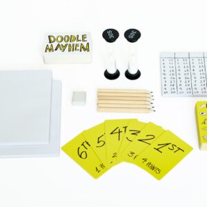 Doodle Mayhem: A Hilarous and Frantically Fast Drawing Game - Party Game - Family Games for Adults, Teens, Kids