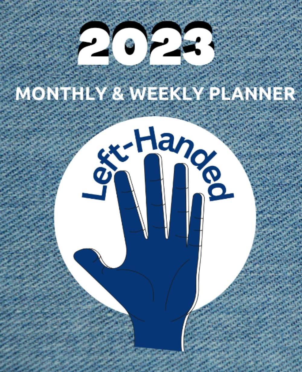 Left Handed 2023 Planner : Organize and Plan your Monthly and Weekly Activities | Calendar with Planning Pages on the Left and Puzzles / Notes on the Right (Hebrew Edition)