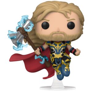 Funko POP Marvel: Marvel Studios' Thor: Love and Thunder- Thor and Mighty Thor, Figures Stand 3.75" Tall, Each Figure Comes Individually Packaged