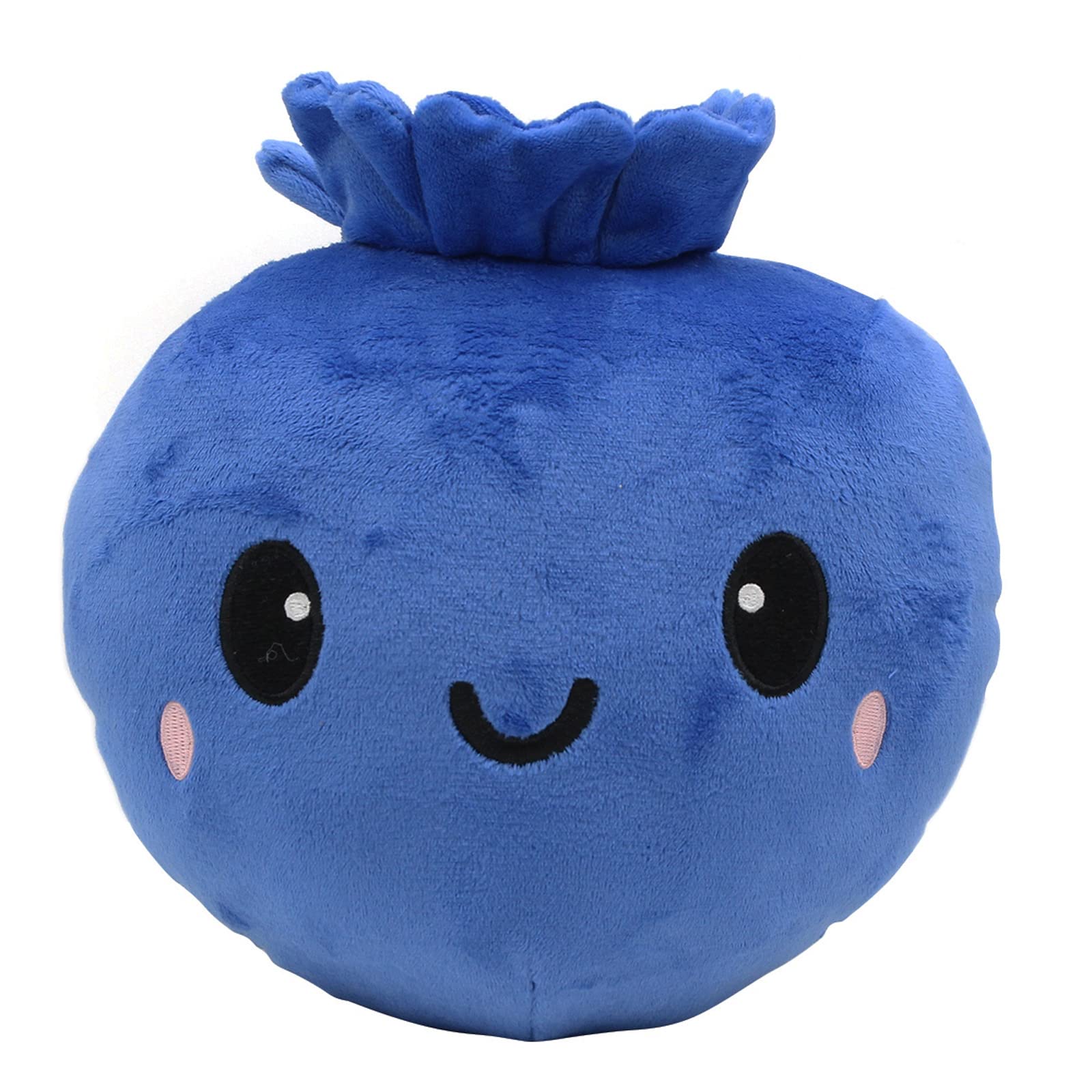 LuLezon Kawaii Blueberry Plush Stuffed Toy Soft Fruit Plushie Pillow (Medium)