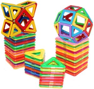 jdfhiusj toys 30pcs magnetic building blocks set, magnets for kids learning toys 3d building magnetic blocks for 3 years old children gift（clp-015）