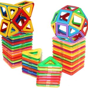 Jdfhiusj toys 30Pcs Magnetic Building Blocks Set, Magnets for Kids Learning Toys 3D Building Magnetic Blocks for 3 Years Old Children Gift（CLP-015）