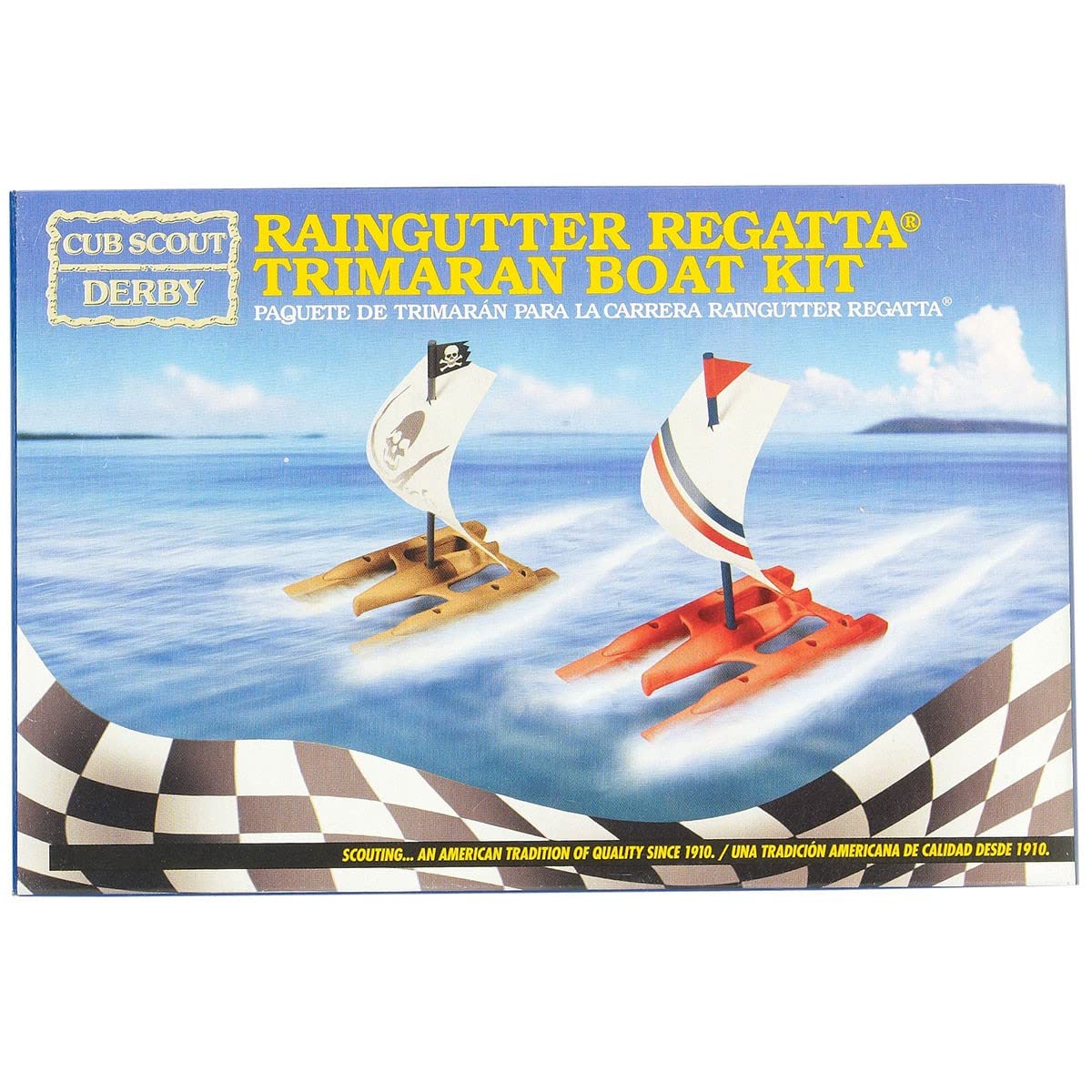 Boy Scouts of America Raingutter Regatta Racing Trimaran Boat Kit