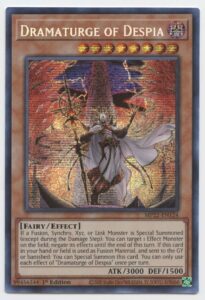 yu-gi-oh! dramaturge of despia - mp22-en124 - prismatic secret rare - 1st edition