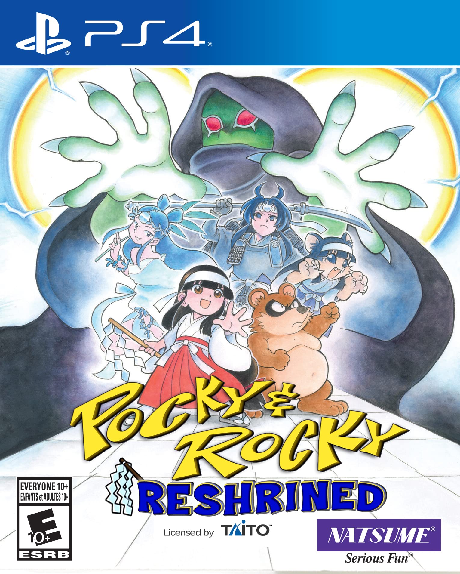 Pocky & Rocky Reshrined plus BONUS Stickers for PlayStation 4