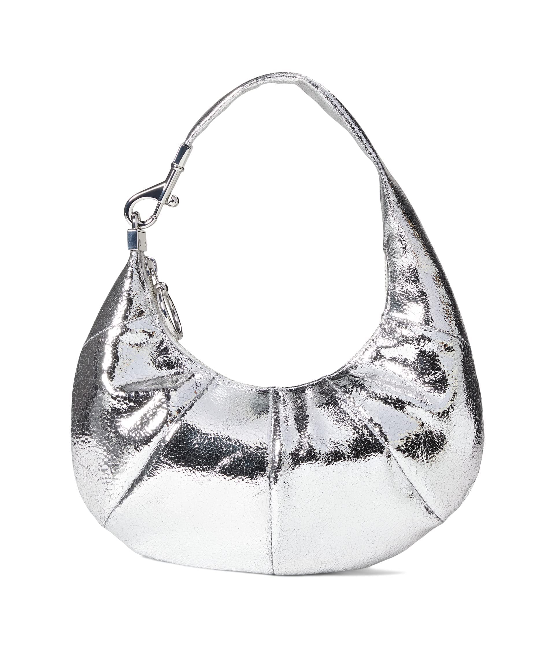 Rebecca Minkoff Mini Croissant Silver One Size