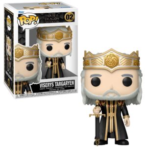 Funko POP! TV: House of The Dragon- Syrax Rhaenyra Targaryen Viserys Targaryen and Otto Hightower