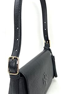 Tory Burch Emerson Flap Shoulder Bag (Black)