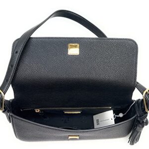 Tory Burch Emerson Flap Shoulder Bag (Black)