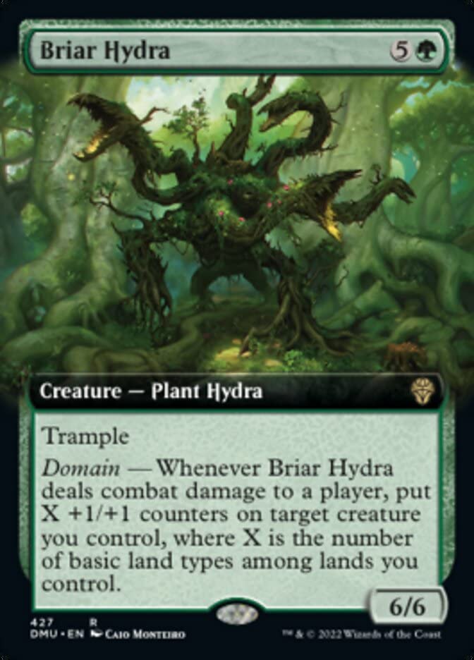 Magic: the Gathering - Briar Hydra (427) - Extended Art - Dominaria United