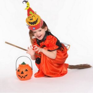 Halloween Party Hat Assorted 6 Count DIY Art Craft For Kids (A)