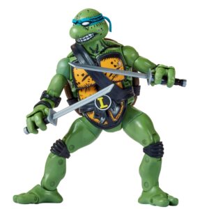 BANDAI 2 Pack | Teenage Mutant Ninja Turtles Leonardo Vs Street Fighter Ryu Action Figures | 6'' and Turtle with Articulation, P81251