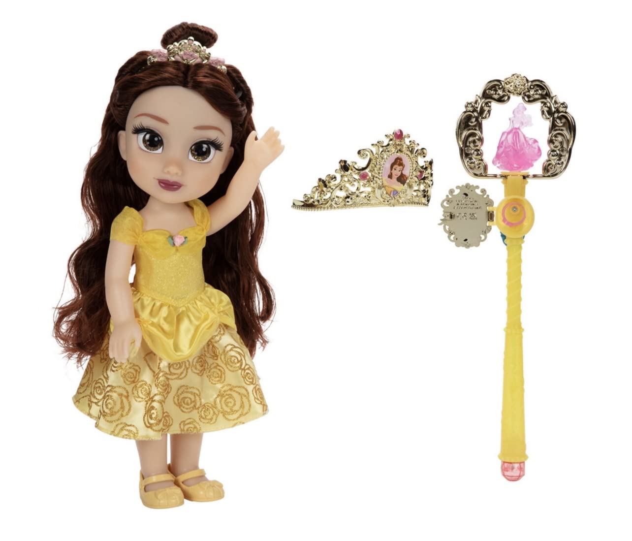 Disney Jakks Pacific Princess Share with Me Belle Toddler Doll with Child-Sized Accessories